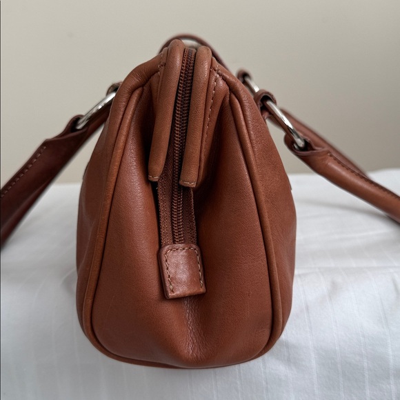 Fossil Brown Leather Satchel - Picture 5 of 9
